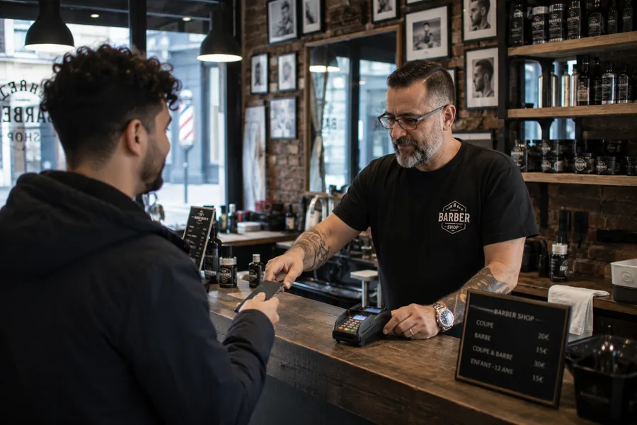 Photo d'un salon de coiffure
